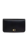 Coach Leather Wallet In Black