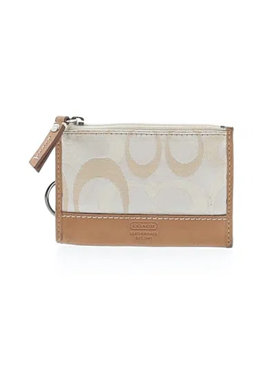 Pre-owned Coach Leather Wallet In Brown