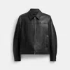 Coach Leichte Lederjacke Mit Heritage C In Black