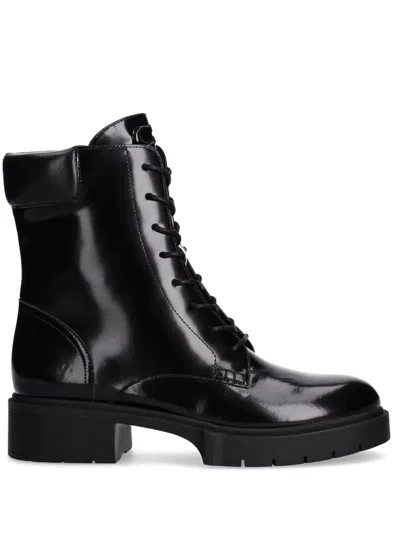 Coach Leighton Stiefelette In Black Leather