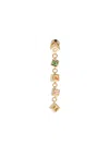 Coach Letter-charm Earrings In Neutral
