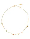 Coach Letter-embellished Necklace In Gold