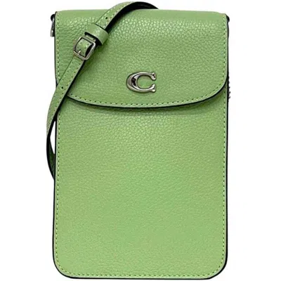 Pre-owned Coach Light Green Leather Shoulder Bag ()