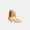 Coach Restored Fringe Boot In Light Tan