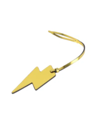 Coach Lightning Keychain In Gold