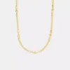Coach Link Necklace In Gold