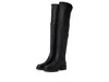 Coach Lisa Leather Boot In Black