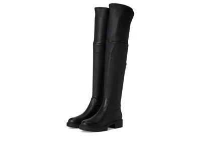 Coach Lisa Leather Boot In Black