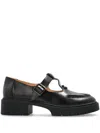 Coach Scarpe Con Fibbia Liv Mary Jane In Pelle Nera Donna In Black