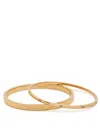 Coach Logo Bangle In Gold
