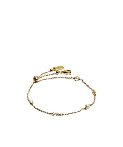 Coach Logo Bracelet In Multicolor