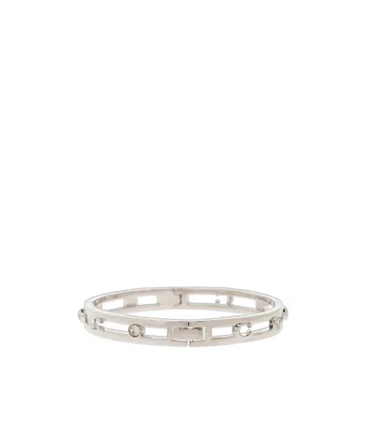 Coach Logo Bracelet In White
