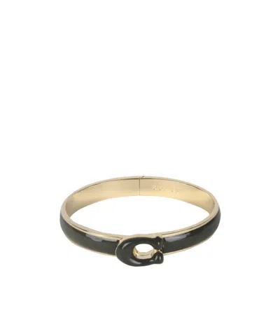 Coach Logo Bracelet In Yellow