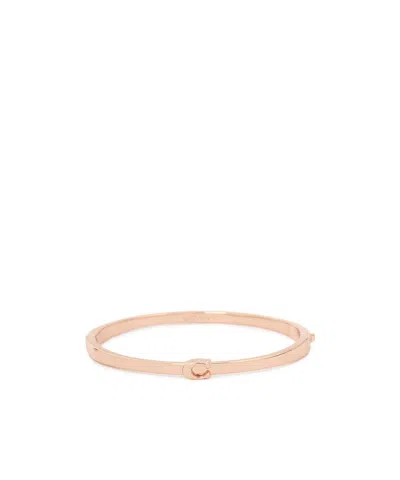 Coach Logo Bracelet In Gold