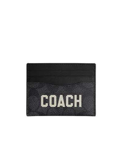 Coach Logo Card Pack In Black