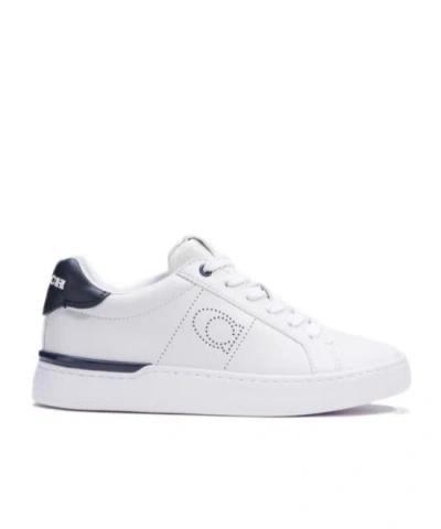 Coach Logo Casual Sneakers In White