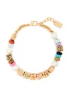 Coach Logo Charm Bracelet In Multi