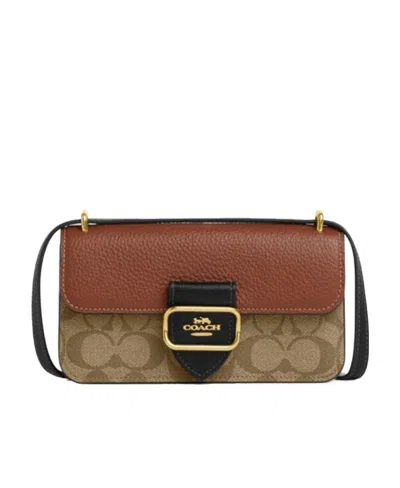 Coach Logo Cross-body Bag In Brown