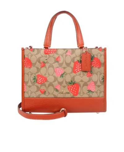 Coach Logo Cross-body Bag In Nude | ModeSens