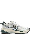 Coach Logo-detail Mesh Sneakers In Gray
