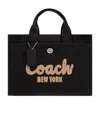 Coach Borsa Shopping Cargo 26 In Tela Nera  Donna In Black
