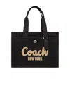 Coach Logo Handbag In Black