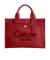 Coach Logo Handbag In Red