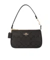 Coach Nolita 19 In Signature Canvas In Black