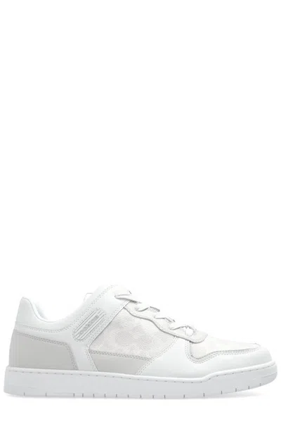 Coach Logo Patch Lace In White