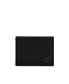 Coach Logo-plaque Bi-fold Wallet In Black