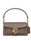 Coach Logo-plaque Leather Cross Body Bag In Brown