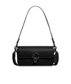 Coach Logo-plaque Leather Tote Bag In Black