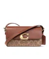 Coach Zoe Signature Coated Canvas Tan Caramel Shoulder Bag