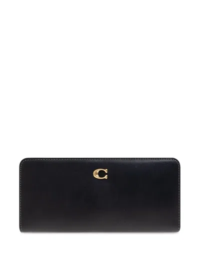 COACH LOGO-PLAQUE WALLET