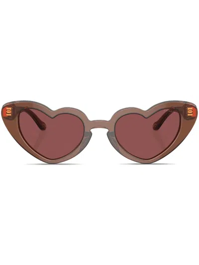 Coach Woman Sunglasses Hc8394u Cr613 In Wine