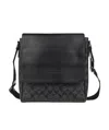 Coach Logo Printed Cross-body Bag In Black
