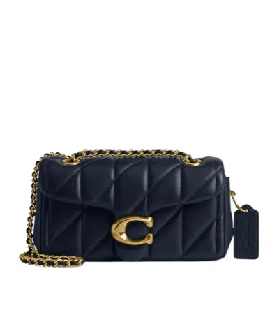 Coach Logo Shoulder Bag In Black