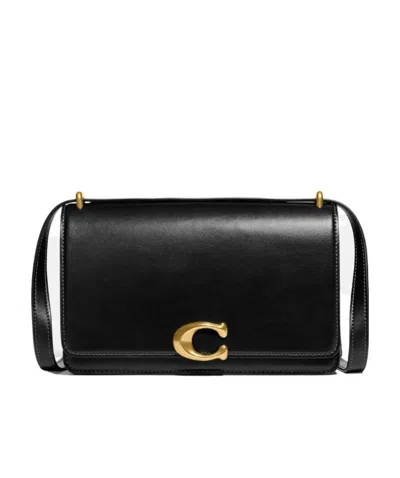 Coach Logo Shoulder Bag In Black