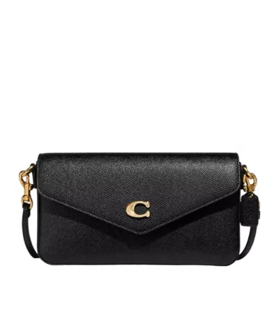 Coach Logo Shoulder Bag In Black