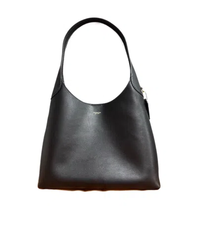 Coach Logo Shoulder Bag In Black