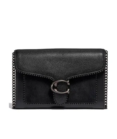 Coach Logo Shoulder Bag In Black