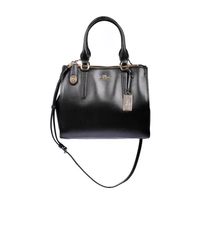 Coach Logo Shoulder Bag In Black