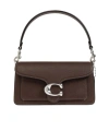 Coach Tabby 26 Logo Plaque Shoulder Bag In Black