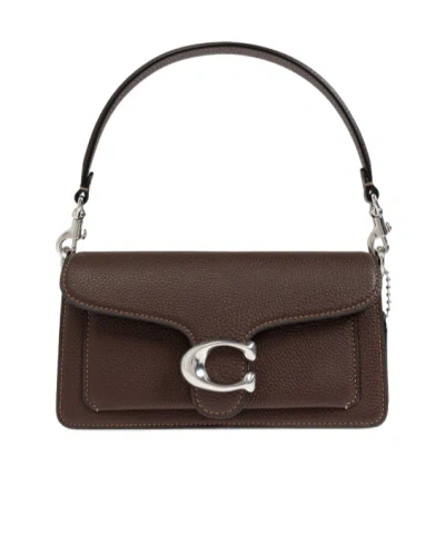Coach Logo Shoulder Bag In Black