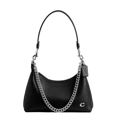 Coach Logo Shoulder Bag In Black