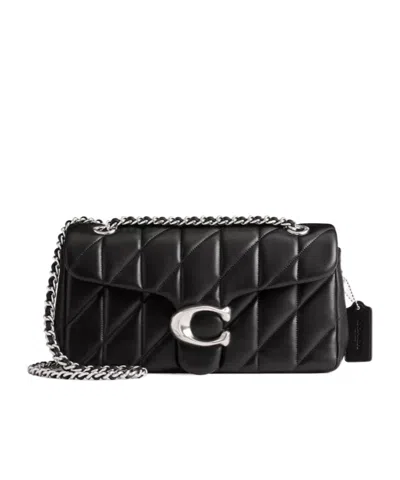 Coach Logo Shoulder Bag In Black