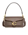 Coach Polished Pebble Leather Tabby Shoulder B In Brown