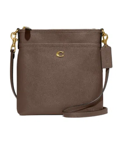Coach Logo Shoulder Bag In Brown