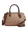 Coach Logo Shoulder Bag In Brown