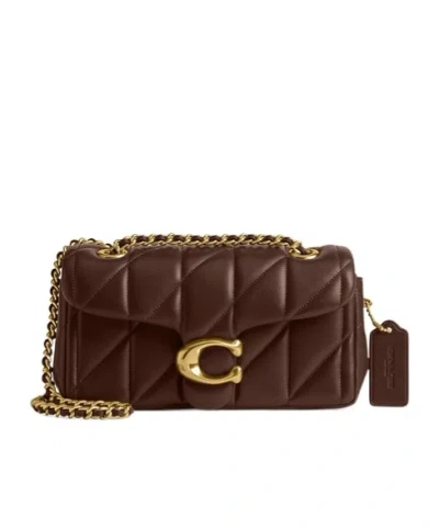 Coach Logo Shoulder Bag In Brown